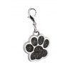 Médaille patte avec mousqueton personnalisable pour chien et chat | Ani Amis